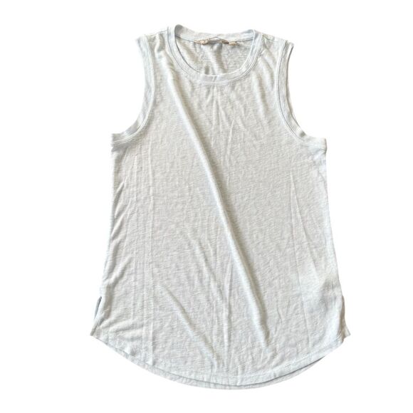 Athleta Tank Top Tunic Modal Cotton Blend Light Blue Small - Picture 1 of 5